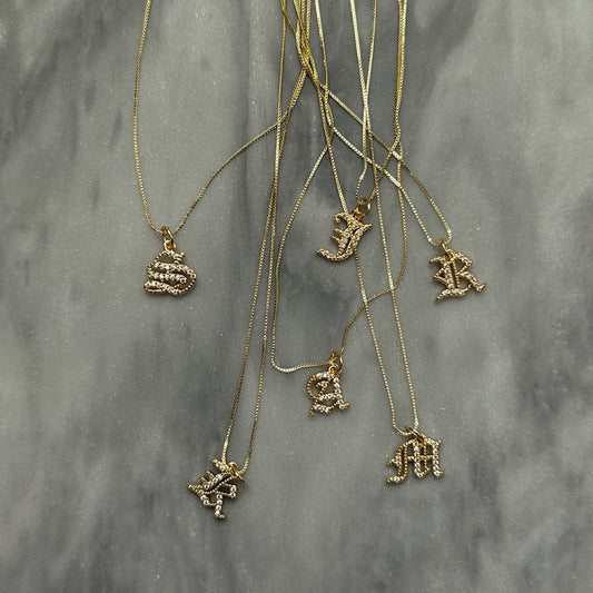 LUCIANA INITIAL NECKLACE